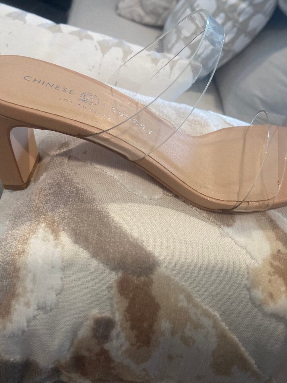 Chinese Laundy Slides Size 8 NWT Skin/Nude Color